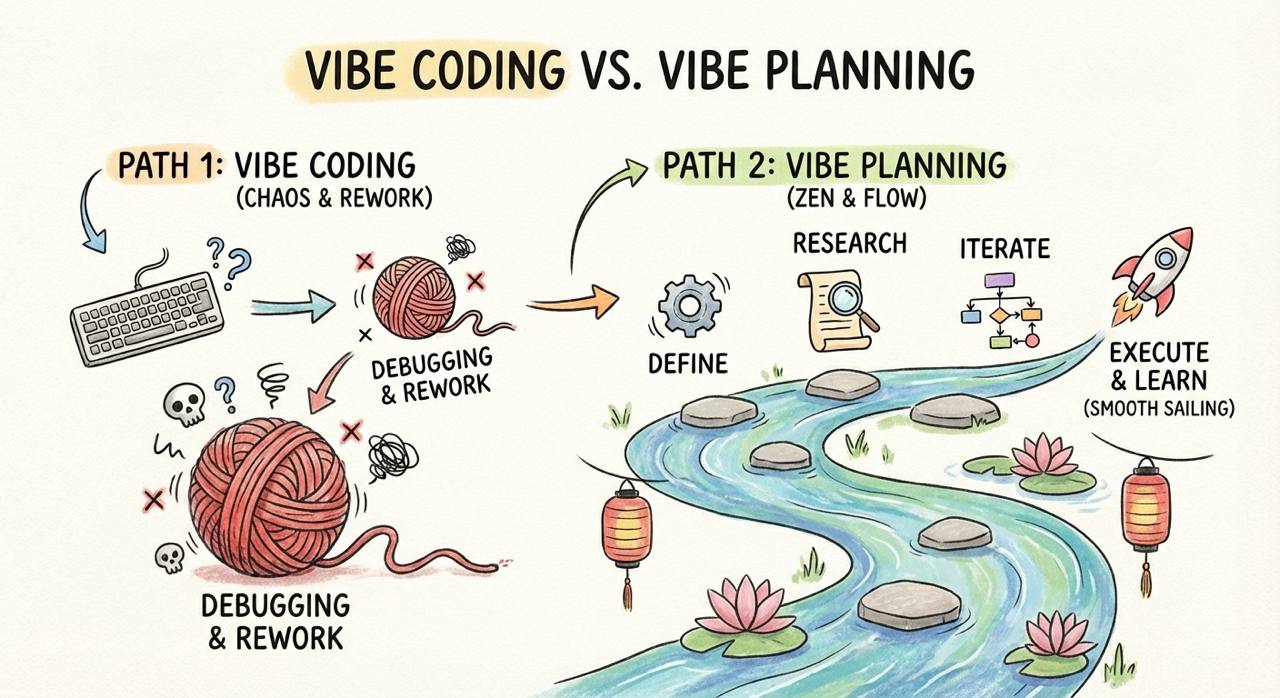 The difference between vibe planning and vibe coding